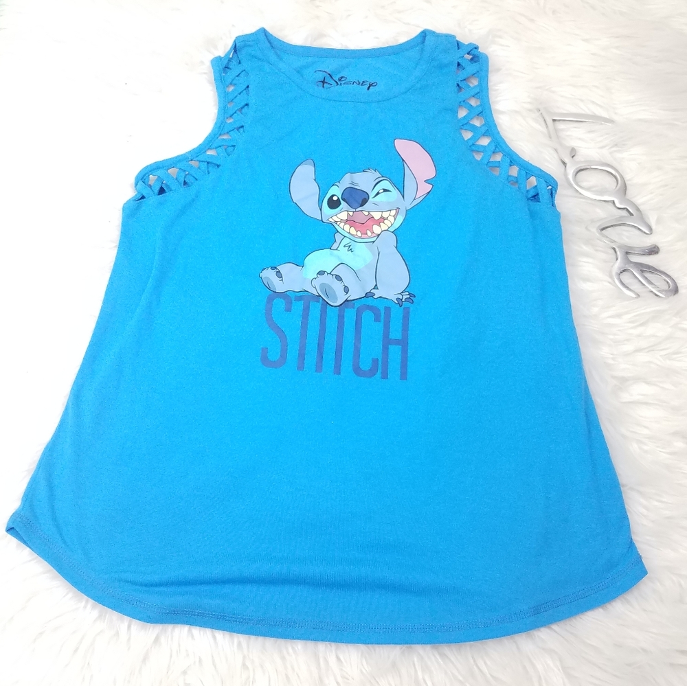 DYSNEY TANK TOP PATTERNED STITCH SIZE MÉDIUM - Picture 2 of 8